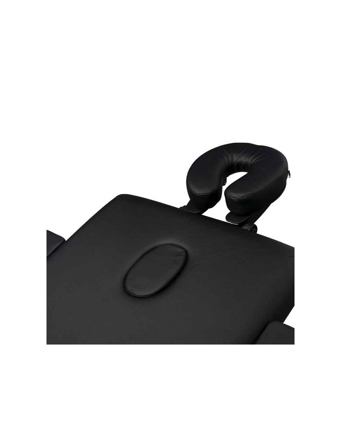 Comfort Activ Fizjo Lettino da massaggio pieghevole in legno a 3 segmenti nero