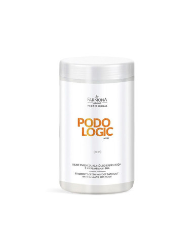 Farmona Podiatric Acid, stark weichmachendes Fußbadesalz mit AHA- und BHA-Säuren, 1400 g