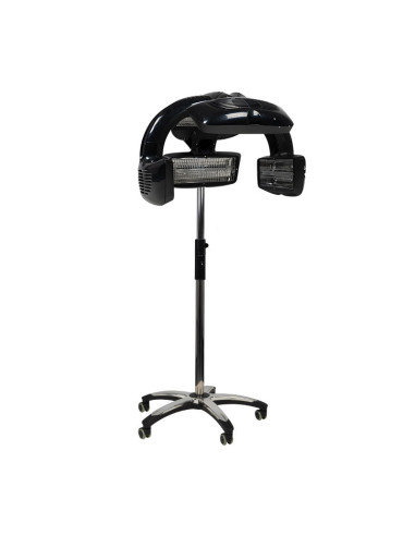 Hair color processor Climazon hairdressing stand on tripod for professional salon side view