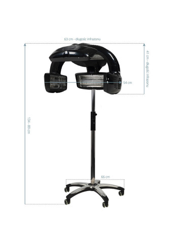 Panneau de commande digital Climazon professionnel Vue dimensions