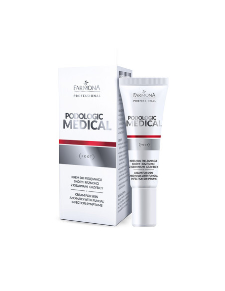 Crème médicale podologique Farmona pour le soin de la peau et des ongles présentant des symptômes de mycose 15 ml 