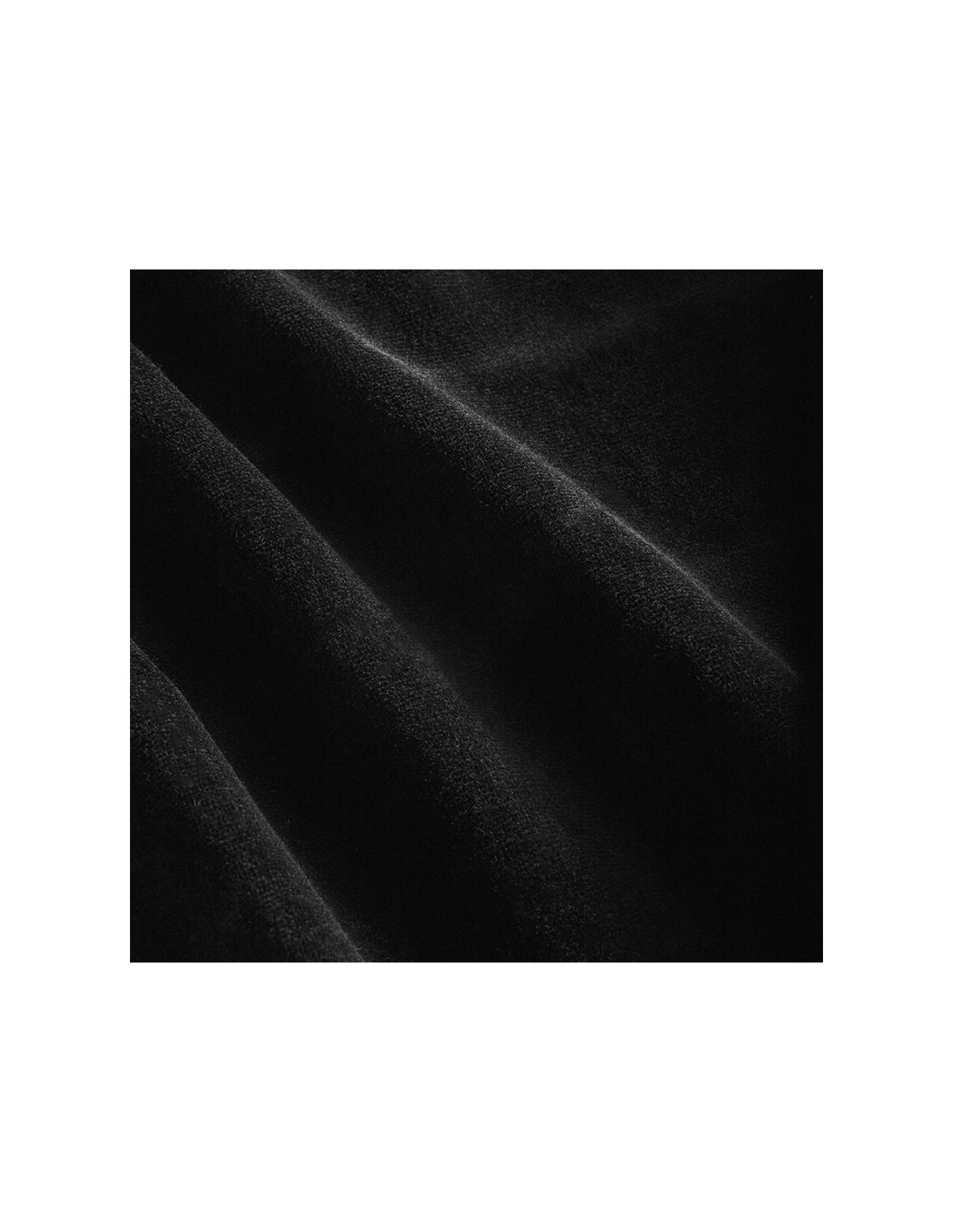 Sábana de terciopelo negro