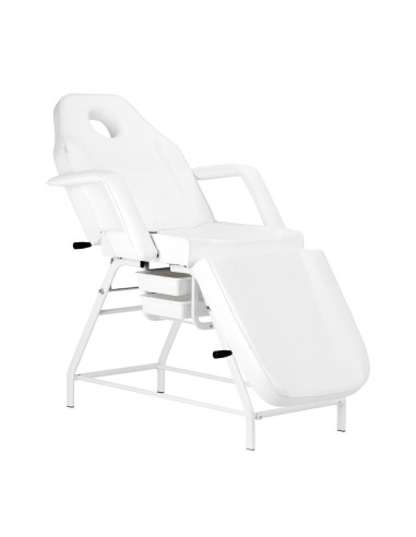 Fauteuil cosmétique 557A avec cuvettes blanc 