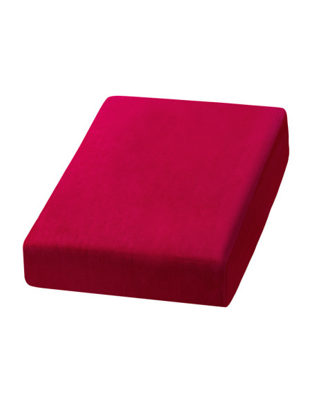 Fuchsia velvet fitted sheet