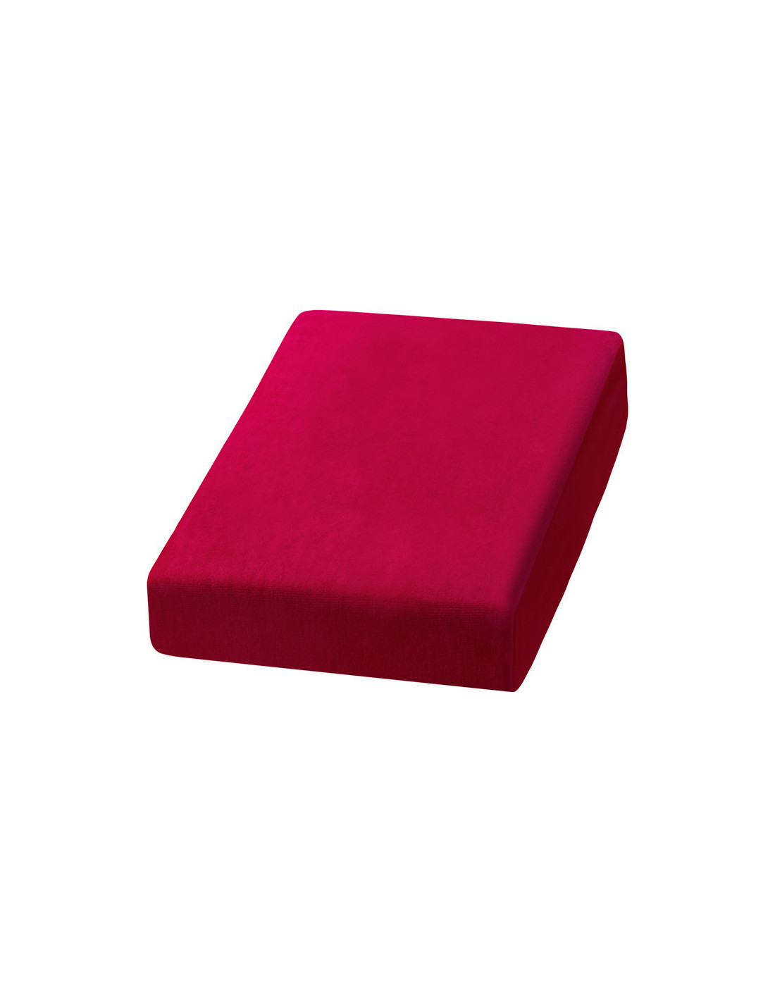 Fuchsia velvet fitted sheet