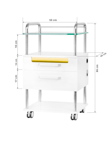 6052T white podiatric aid