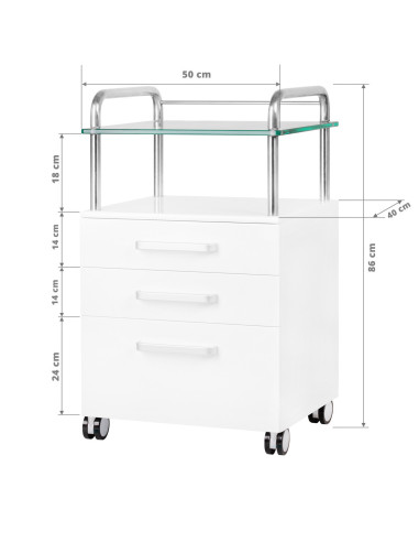 Pomocnik podologiczny 6053 biały 