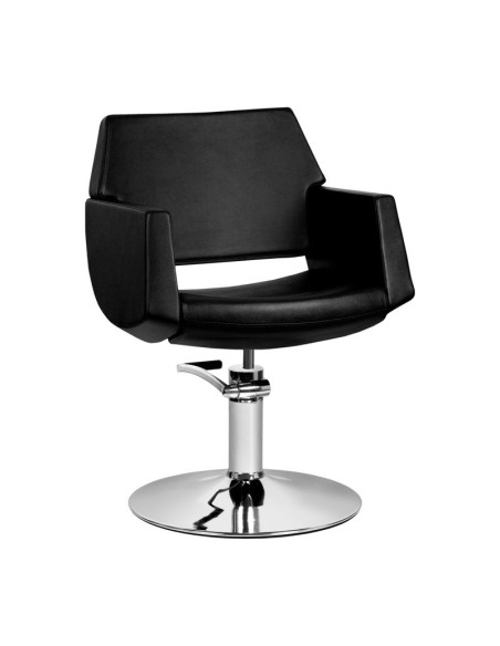 Fauteuil de coiffure noir Gabbiano Santiago 