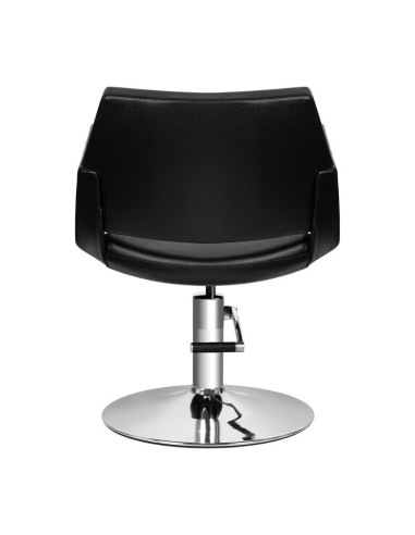 Fauteuil de coiffure noir Gabbiano Santiago 