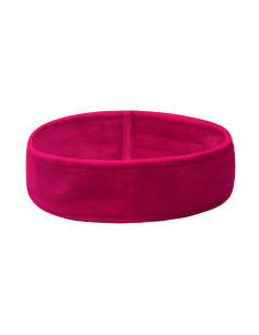 Cosmetische hoofdband fuchsia velours