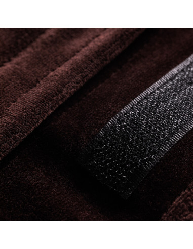 Brown velvet cosmetic strip