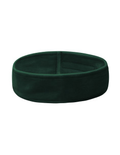 Bandeau cosmétique velours vert bouteille