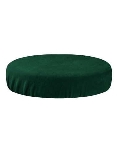 Funda taburete velour verde botella