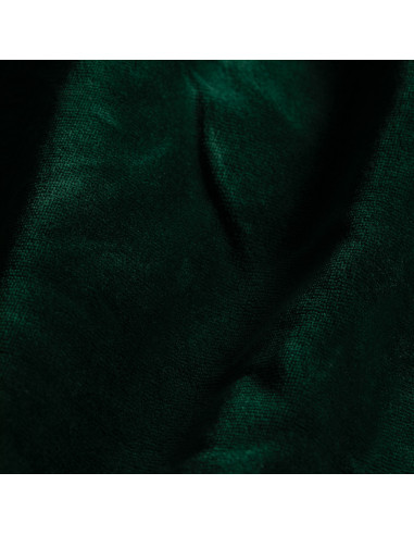 Drap velours vert bouteille