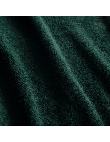 Bottle green terry cloth