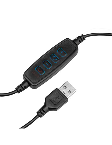 LED-Lupenleuchte Snake Ring für Schreibtisch Schwarz