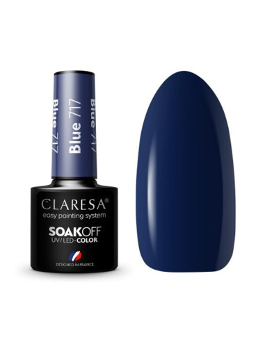 CLARESA Vernis Hybride BLEU 717 -5g