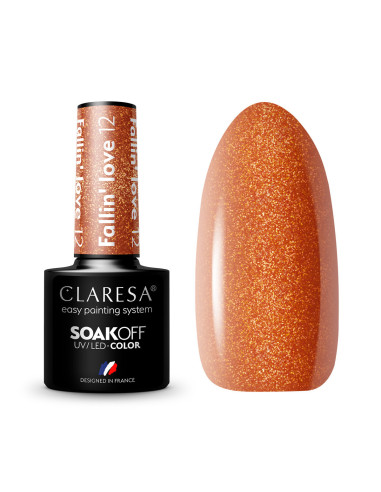 CLARESA Vernis à ongles hybride FALLINLOVE 12 -5g