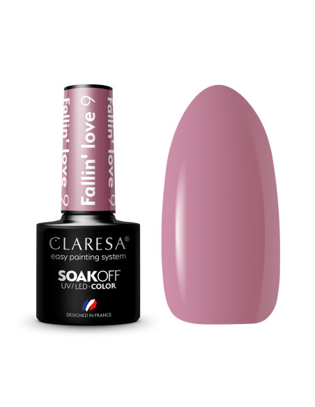 CLARESA Esmalte de uñas híbrido FALLINLOVE 9 -5g