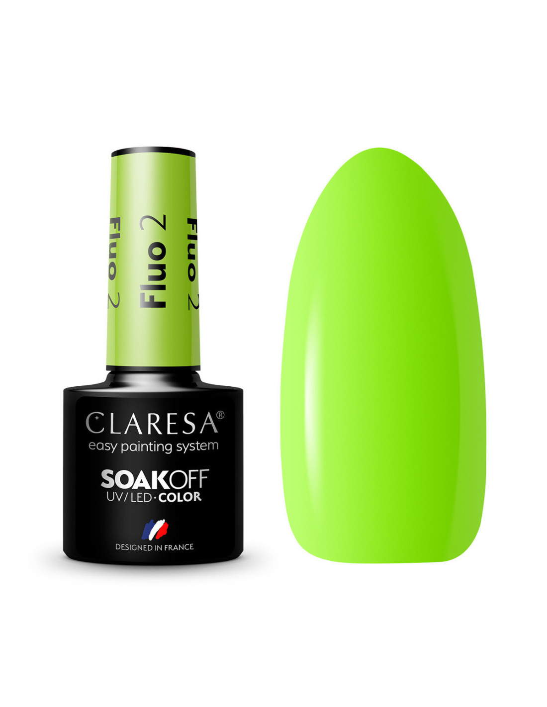 CLARESA barniz híbrido FLUO 2 -5g