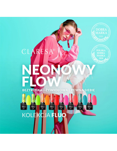 CLARESA barniz híbrido FLUO 2 -5g