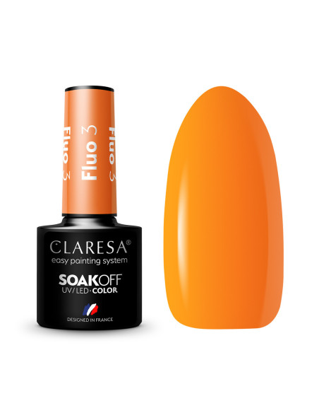 CLARESA FLUO 3 hybrid varnish -5g 