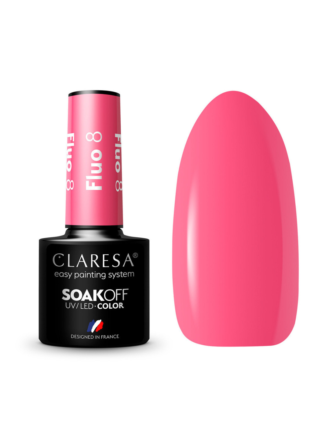 CLARESA barniz híbrido FLUO 8 -5g