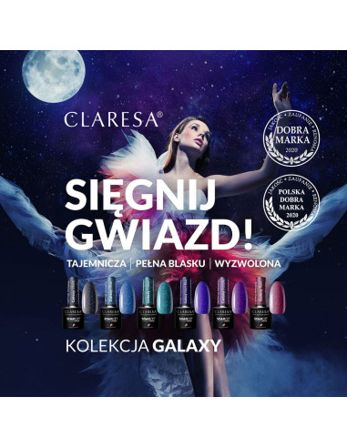 CLARESA Galaxy Black Gel Polish 5g 