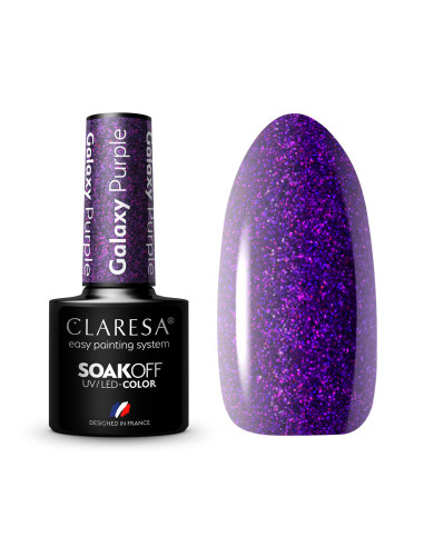 CLARESA Galaxy Purple Gel-Lack, 5 g 