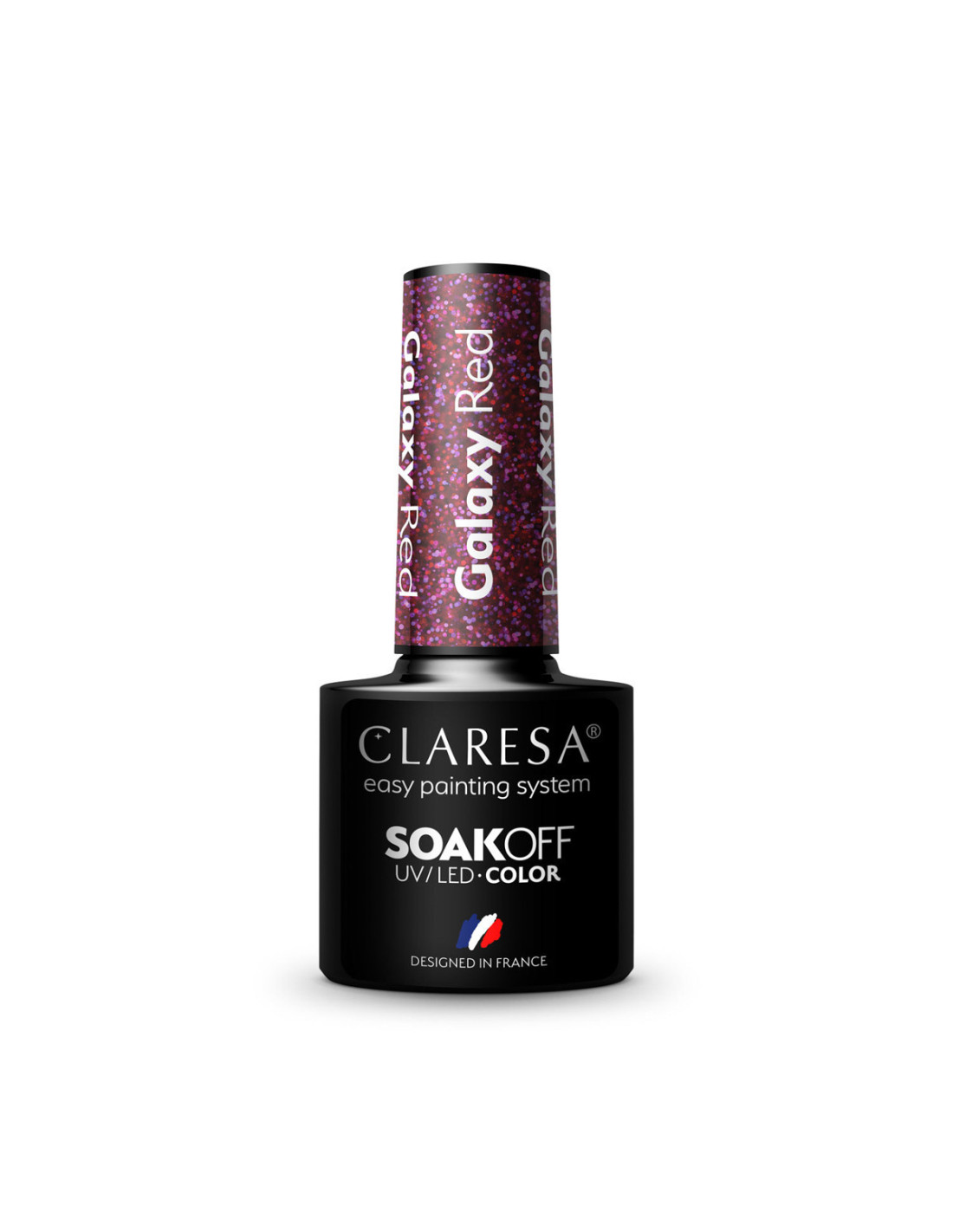 CLARESA Red Galaxy Gel-Lack, 5 g 