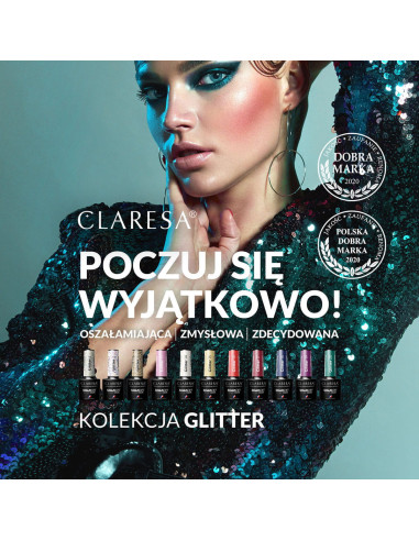 CLARESA Smalto ibrido GLITTER 2 -5g