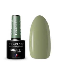 CLARESA Vernis Hybride VERT 801 -5g