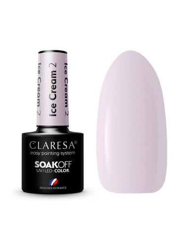 CLARESA vernis hybride Glace 2 -5g