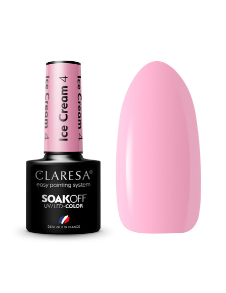 Gel vernis CLARESA Glace 4 -5g 