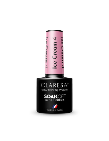 Gel vernis CLARESA Glace 4 -5g 