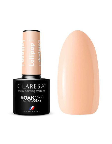 CLARESA LOLLIPOP 1 -5g hybrid nail polish 
