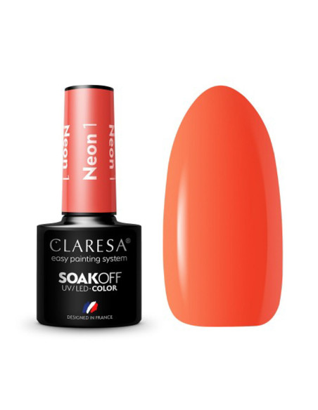 CLARESA Vernis à ongles hybride NEON 1 -5g 