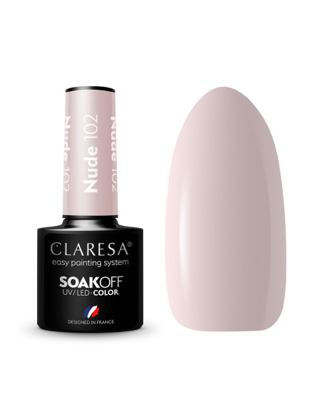 CLARESA Hybrid-Nagellack NUDE 102 -5g 