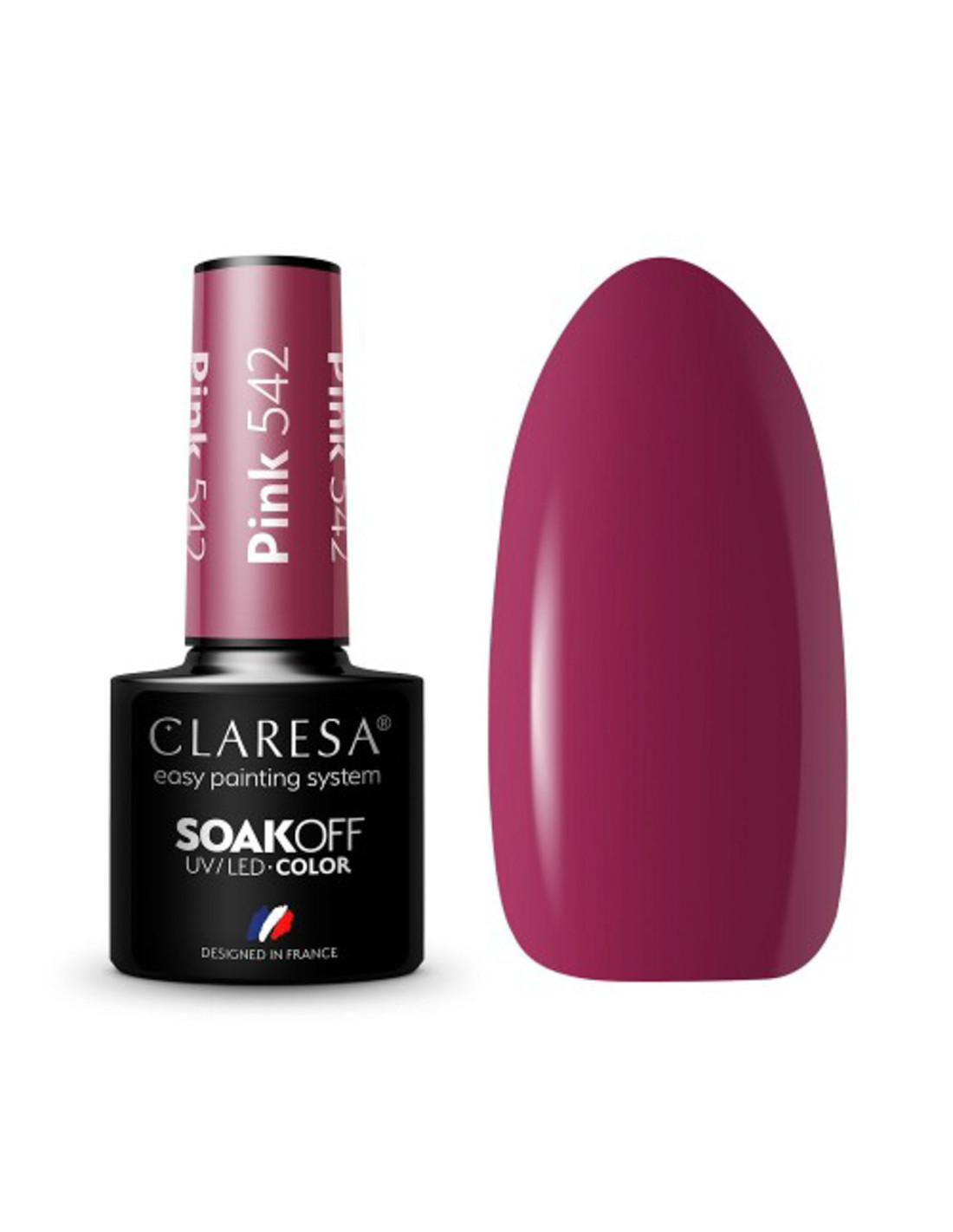 CLARESA Hybrid-Nagellack PINK 542 -5g 