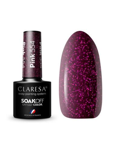 CLARESA Hybrid-Nagellack PINK 554 -5g 