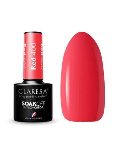 CLARESA RED 400 Hybrid Nail Polish -5g 