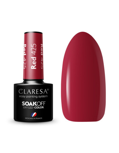 Barniz híbrido CLARESA ROJO 425 -5g