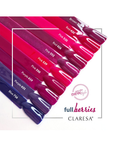 Barniz híbrido CLARESA ROJO 426 -5g