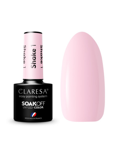 CLARESA Esmalte de uñas híbrido SHAKE 1 -5g