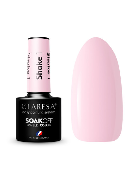 CLARESA Esmalte de uñas híbrido SHAKE 1 -5g
