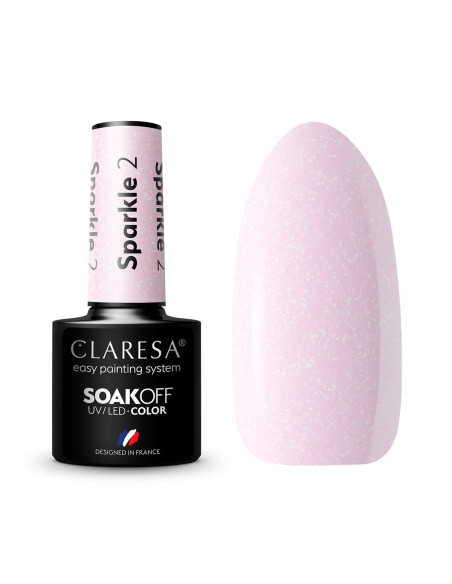 CLARESA Vernis à ongles hybride SPARKLE 2 -5g 