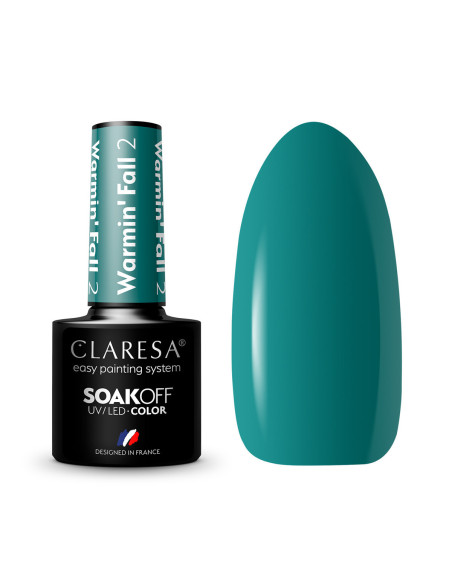 CLARESA Vernis à ongles hybride WARMINFALL 2 -5g 