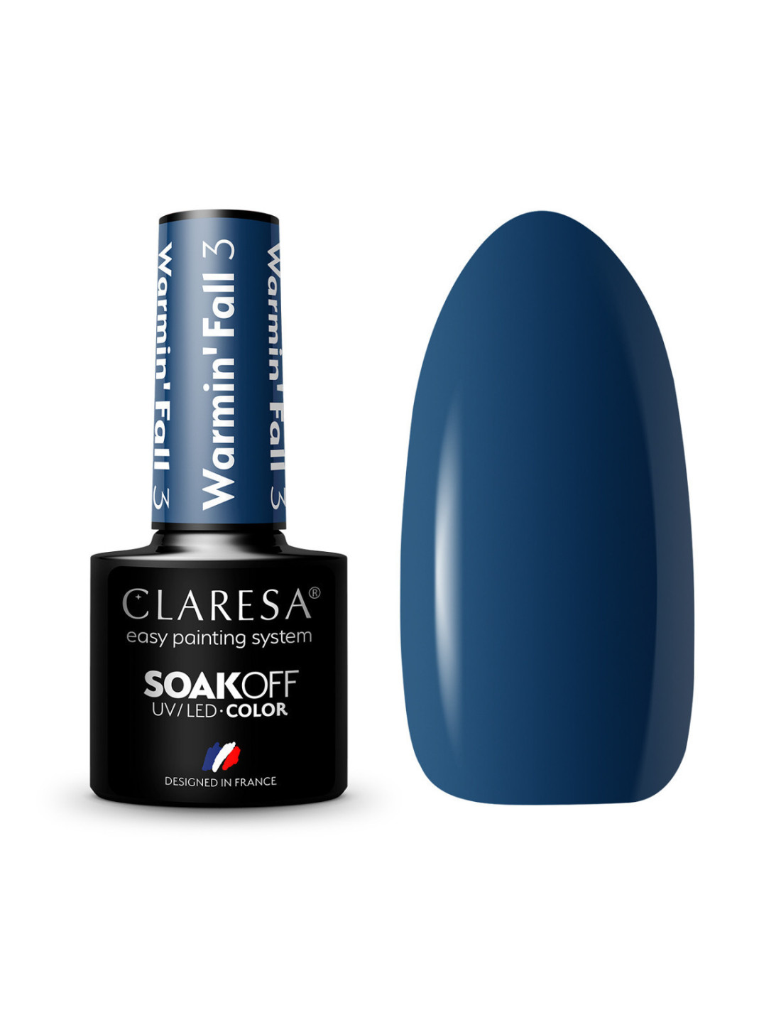 CLARESA Vernis à ongles hybride WARMINFALL 3 -5g 