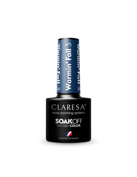 CLARESA Vernis à ongles hybride WARMINFALL 3 -5g 
