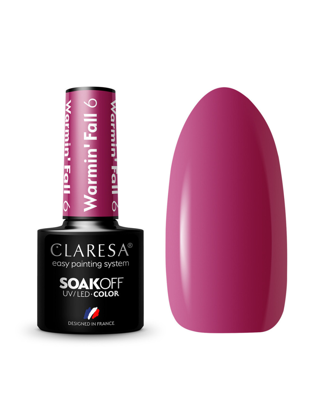 CLARESA WARMINFALL Hybrid-Nagellack 6 -5g 